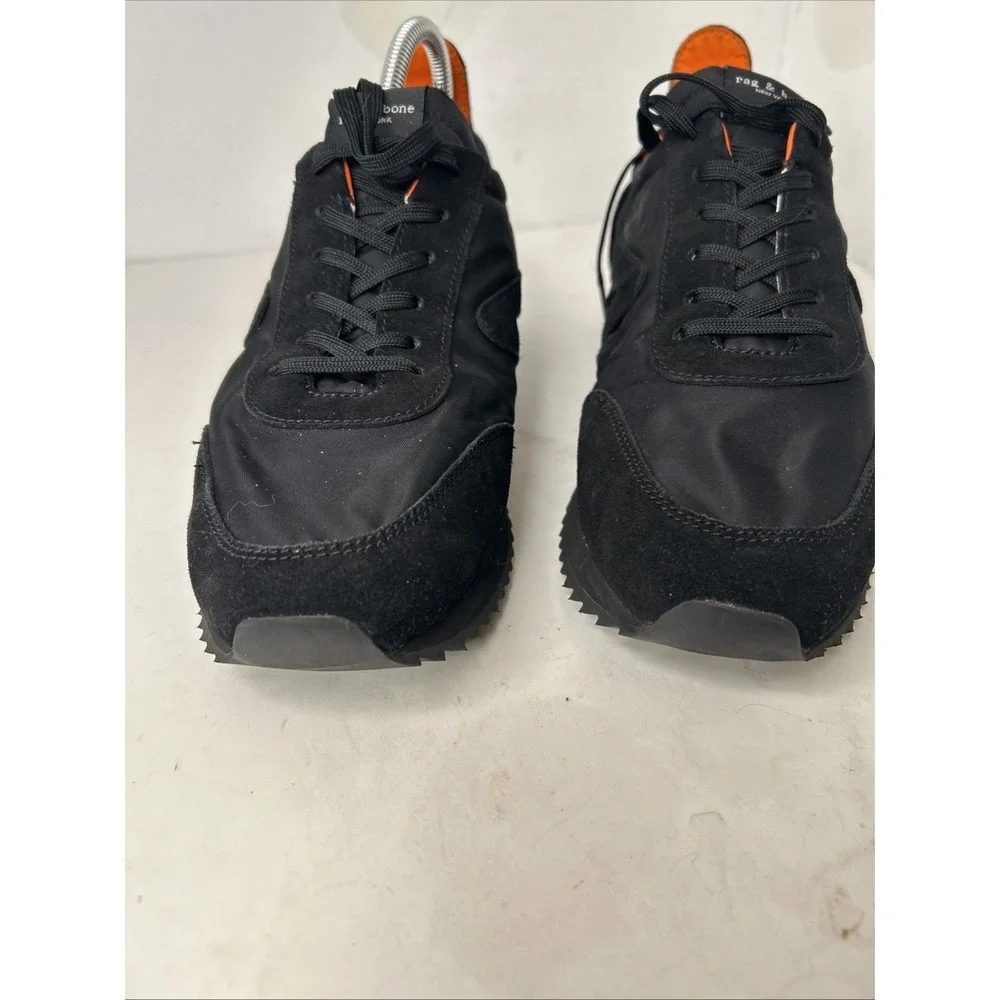 Rag & Bone Retro Ortholite Sneakers Men's Sz 43 EU - US 10 Black‎